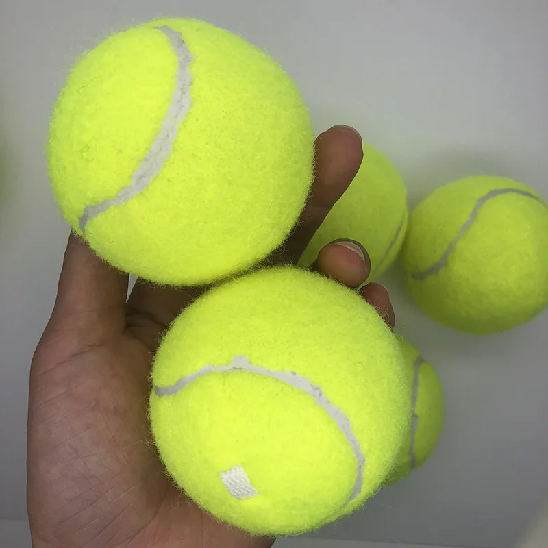 

With a Line of Tennis Durable Rubber Tennis Single Person Training Useful Product with Elastic String Tennis