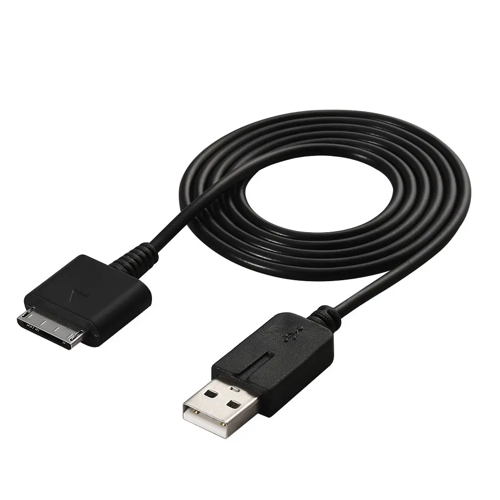 

1M 3ft 2 IN 1 USB Data Charge Cable For PSP GO USB Charger Cable Data Transfer Charging Cord Line for PSPGO Black