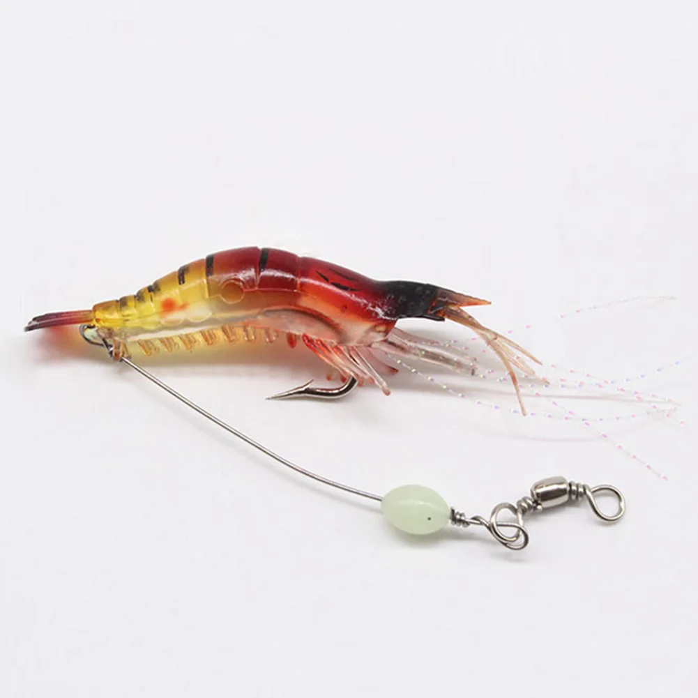 

Simulation Shrimp bait Luminous Saltwater 8cm Lightweight Lifelike Swimming