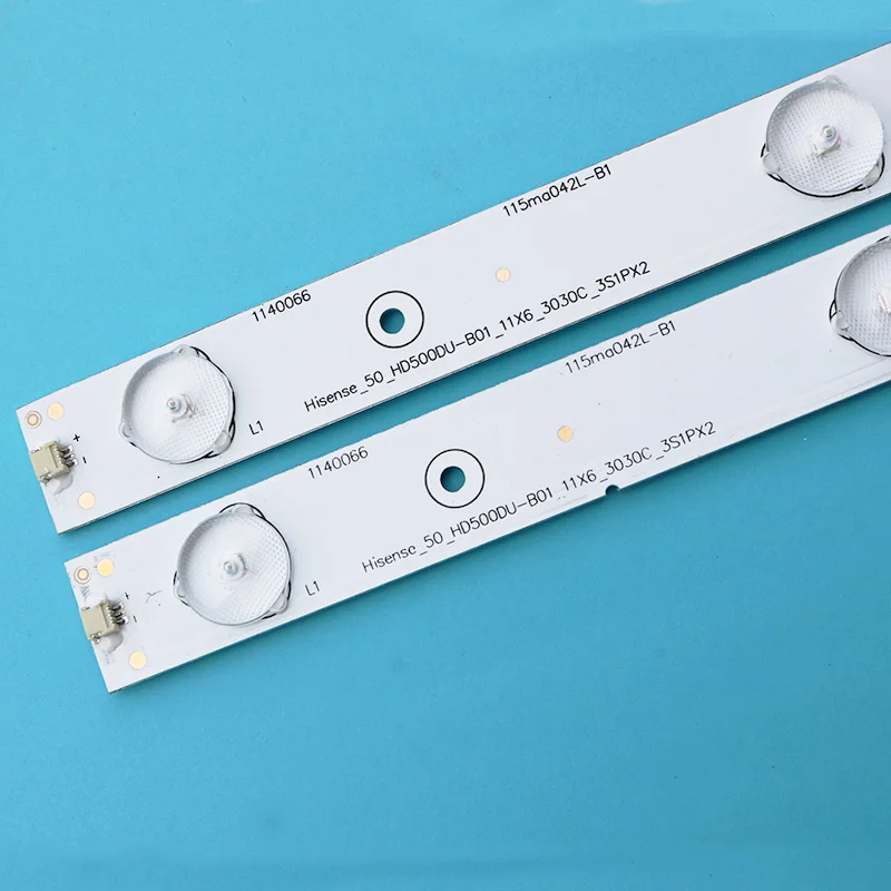 Для Hi sense LED50K320U, LED50EC590UN Модифицированная алюминиевая лампа Hi sense-50-HD500DU-B01-11X6-3030C-3S1PX2 лампа 6 в