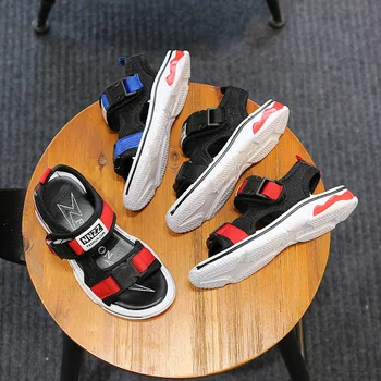 

2020 New Summer Kids Sandals for Boys Girls Fashion Open Toe Toddler Boys Beach Shoes Sport Breathable Anti Slip Children Sandal