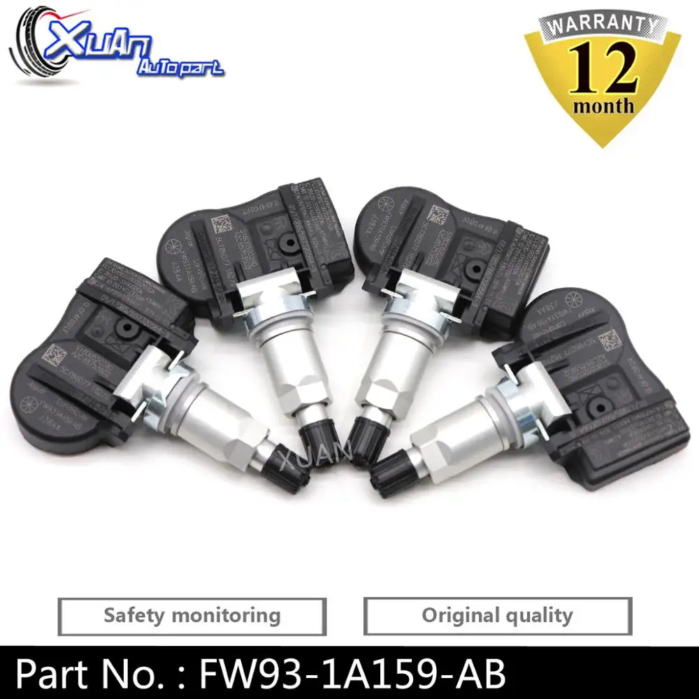 Датчик давления в шинах XUAN TPMS датчик для Ford S Max Galaxy Mondeo Mazda FW93 1A159 AB CX 3 1 2 5 6 4 433 мгц 10