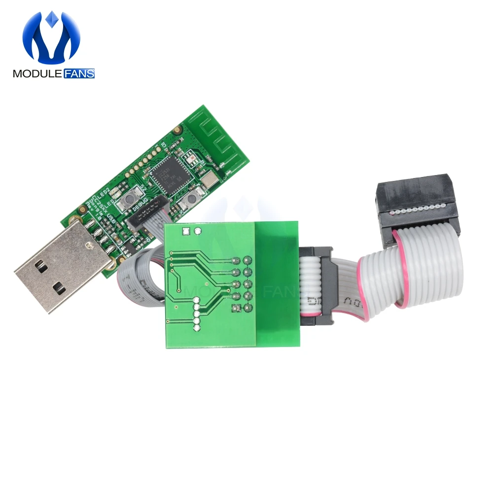 1 комплект CC2531 Zigbee эмулятор CC-Debugger USB программист CC2531 CC2540 анализатор Bluetooth модуль wth разъем кабель загрузчика