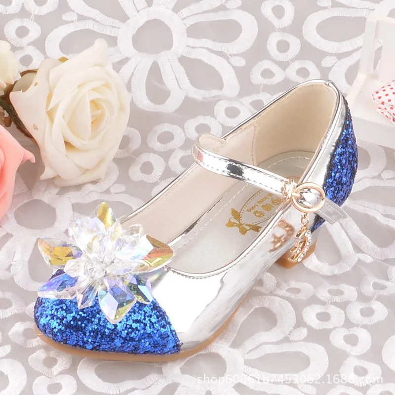 Cinderella Crystal Shoes Children Highheeled Shoes Cinderella Crystal Shoes Children Highheeled Shoes