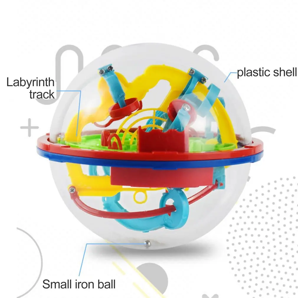 

3D Puzzle Magic Maze Ball 299 Level Perplexus Magical Intellect Marble Puzzle Game IQ Balance Educational Toys for Kids