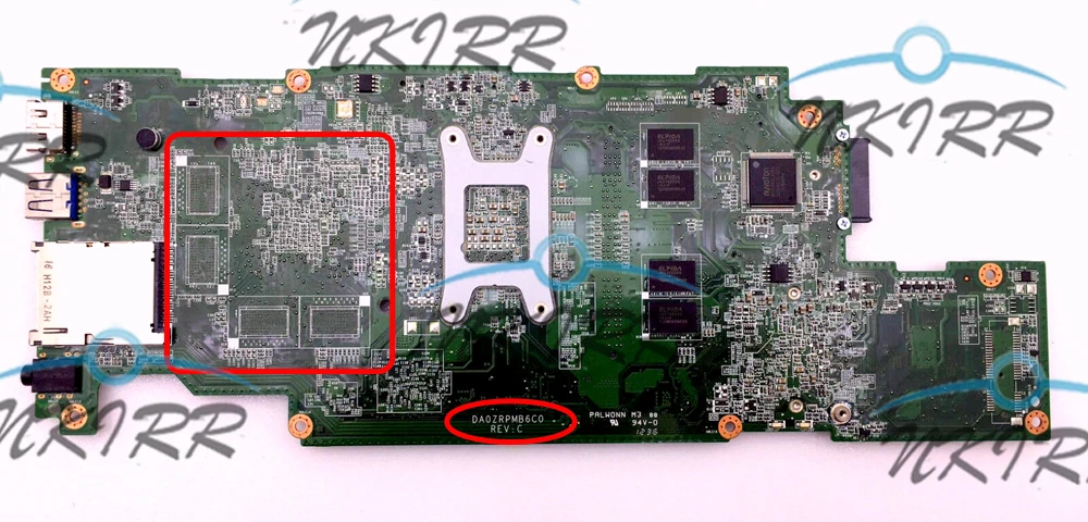 Popular  DA0ZRPMB6C0 ZRP NBM4311002 NB.M4311.002 A8-4555M CPU DDR3 motherboard for Acer ASPIRE V5-551G V5-55