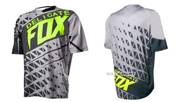 

Delicate Fox MTB MBX 180/360 Demo Short Sleeve Racing T-Shirts Motorbike Motocross Scooter Riding Mens Jersey