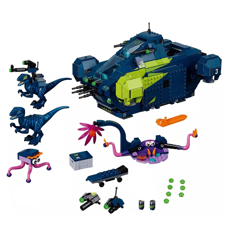 

2019 New Toys Rex's Rexplorer Compatible Legoines Movies 2 70835 Building Blocks Figure Bricks for Children Christmas Gift