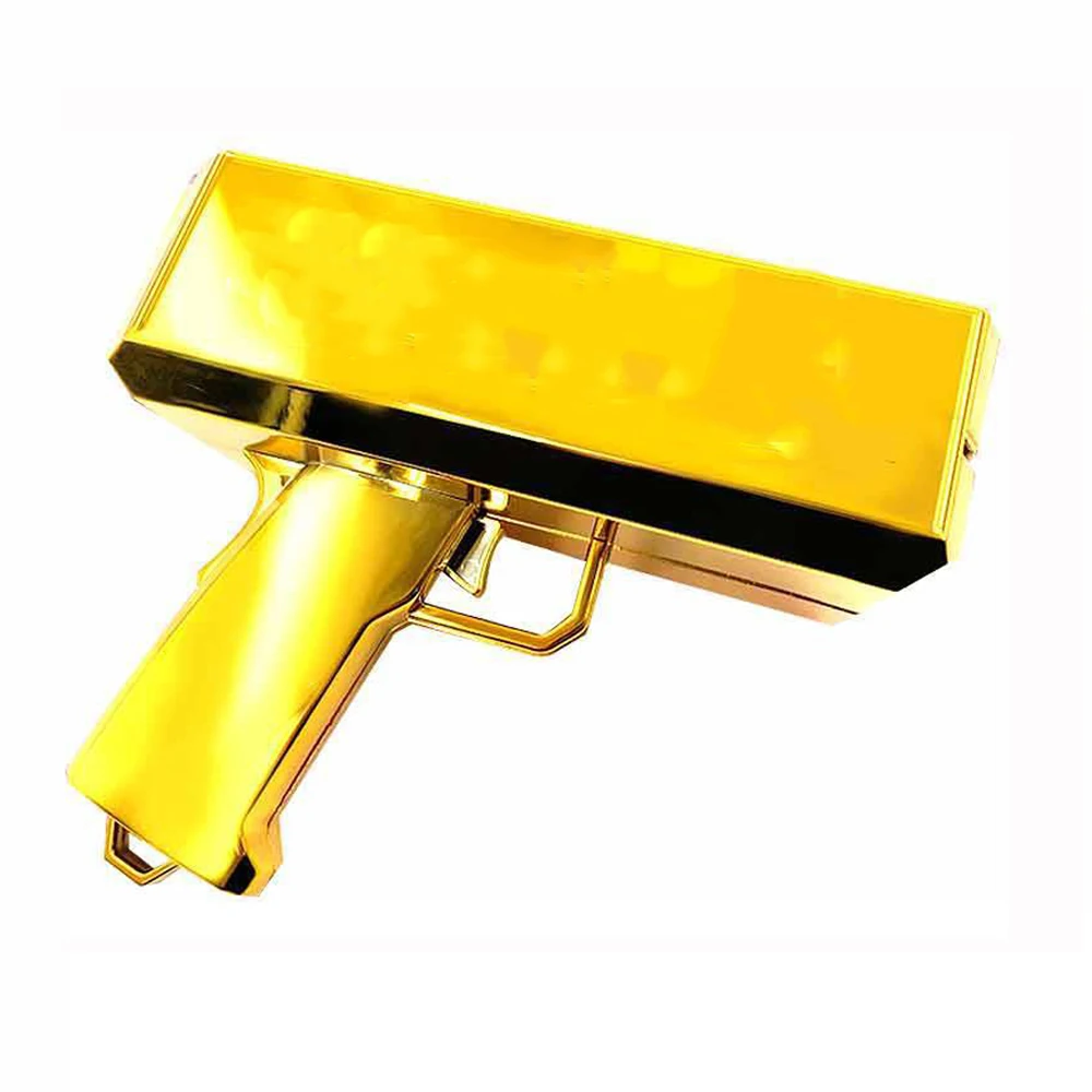Make It Rain Money Gun Red Cash Super Gun Toys 100 шт банкнот Бар ночной клуб Вечерние игры на открытом воздухе Забавный модный подарок пистолет игрушки