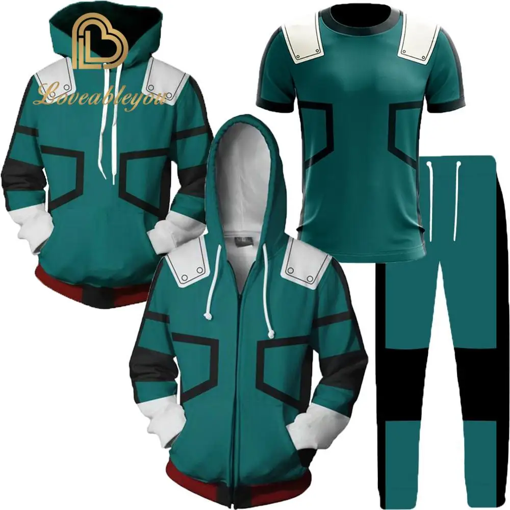 

Anime My Hero Academia All Might Boku no Hero Academia Asui Tsuyu Cosplay Costume T-shirt Sweatshirt Pants Uniforms