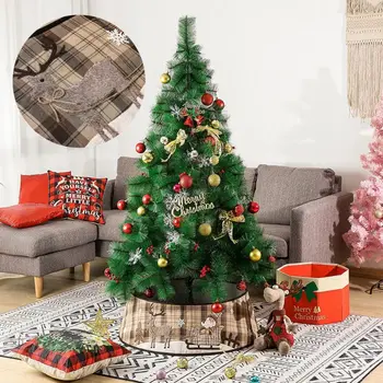 

Christmas Tree Skirt Christmas Party Dress Up Christmas Supplies Xmas Tree Decor Arrangement Apron Home Decoration Gift Box