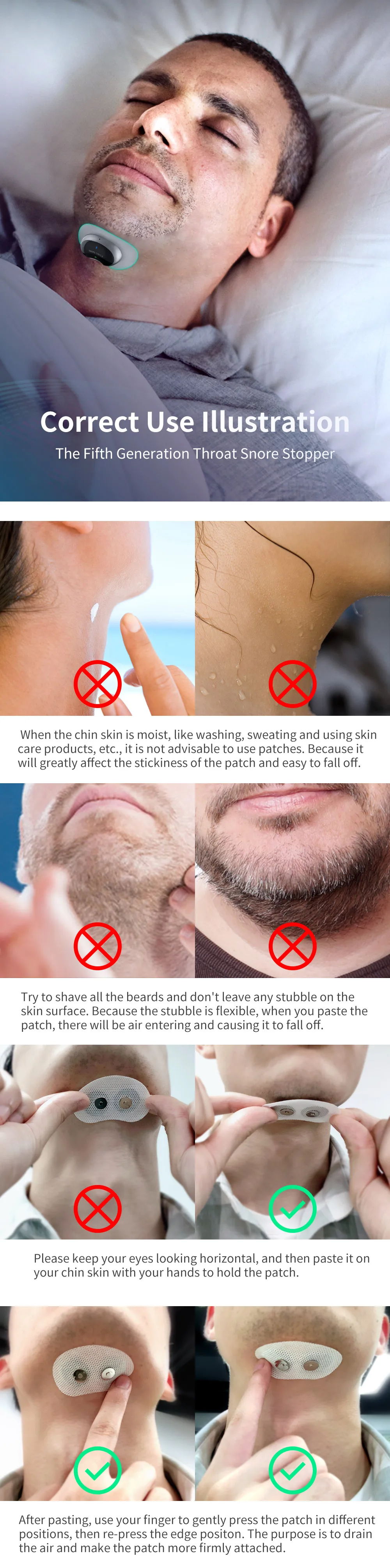 Portable Health Care Smart Anti Snoring New Generation Assistive Sleep Device Improve Sleep Quality Helping To Fall Asleep