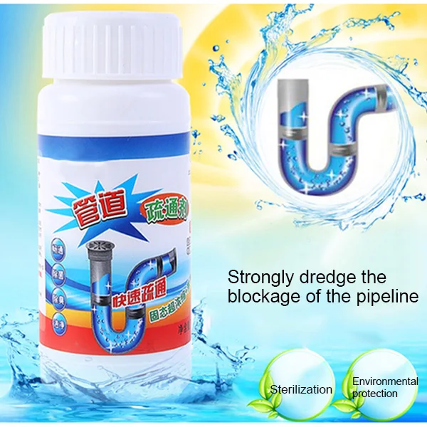 

Dredge Agent Kitchen Sewer Pipes Deodorant Strong Pipeline Toilet Cleaning Tool DC156