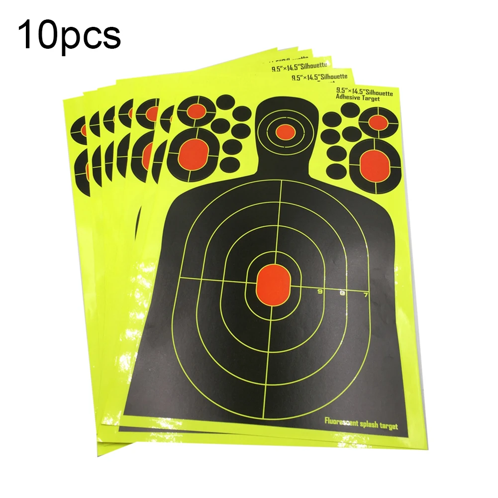 100pcs Self adhesive Splatter Reactive Shooting Target for Training Practice 