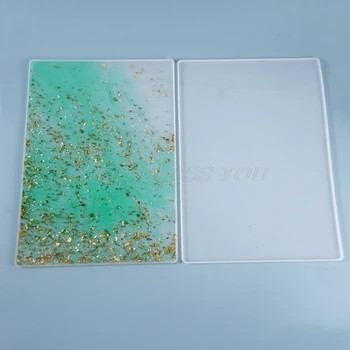 

Crystal Epoxy Resin Mold Writing Drawing Board Casting Silicone Mould DIY Crafts Jewelry Making Tools Drop Shipping