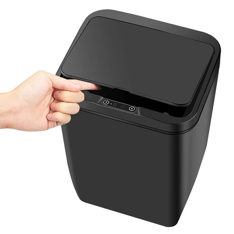 Intelligent Induction Automatic Trash Home Living Room Bedroom Kitchen Bathroom Electric With Cover Mute Smart Home With Battery