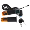 1 pair  12-96V E bike Twist Throttle with Handle For Electric Bike Throttle with LCD Handle Throttle ► Photo 3/6