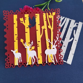 

Bamboo trunk branch background metal cutting die stamping die clipping paper processing photo album template DIY