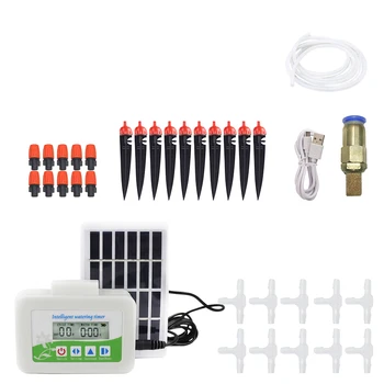 

Solar Automatic Watering Timer Plant Waterers Device Flower Self Watering Drip Irrigation Devices Water Timer Irrigation System