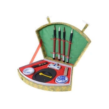 

10 Items Chinese Calligraphy Writing and Brush Painting Kanji Sumi Set (Basic) calligraphy, suitable for beginners and collector