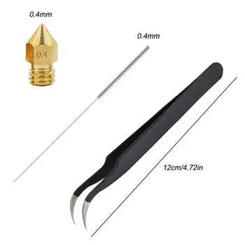 

Kit Nozzle For 3D Printer For Creality CR -10 For MK8 makerbot For duplicator Stainless Steel