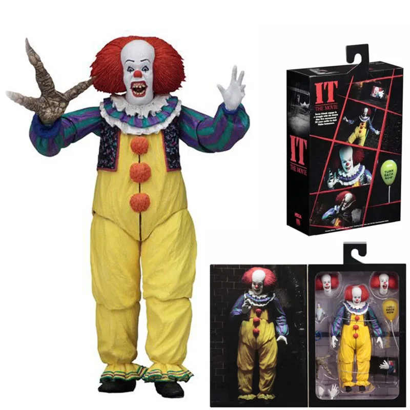 NECA IT Pennywise Joker 1990 старая версия клоун фигурка модель игрушки кукла подарок для ребенка