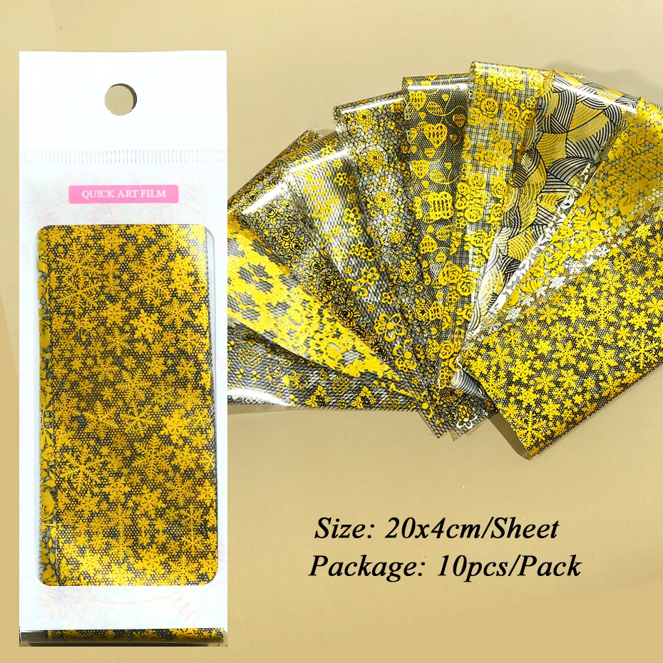 nail foils set