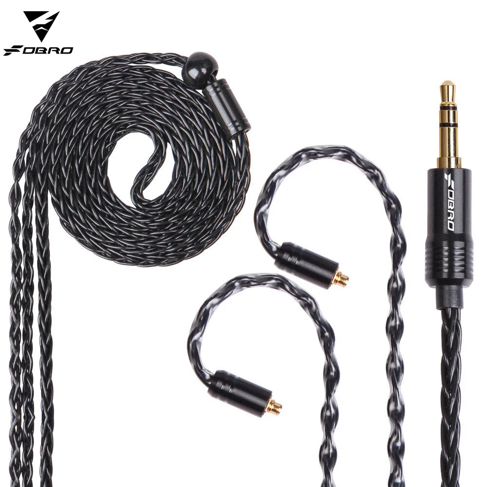 Cabo de Fone de Ouvido Banhado a Prata Fone Balanceado Conector de Áudio Core ou Core Mmcx 2pin 078 mm Se315 Se425 Novo - Image 2