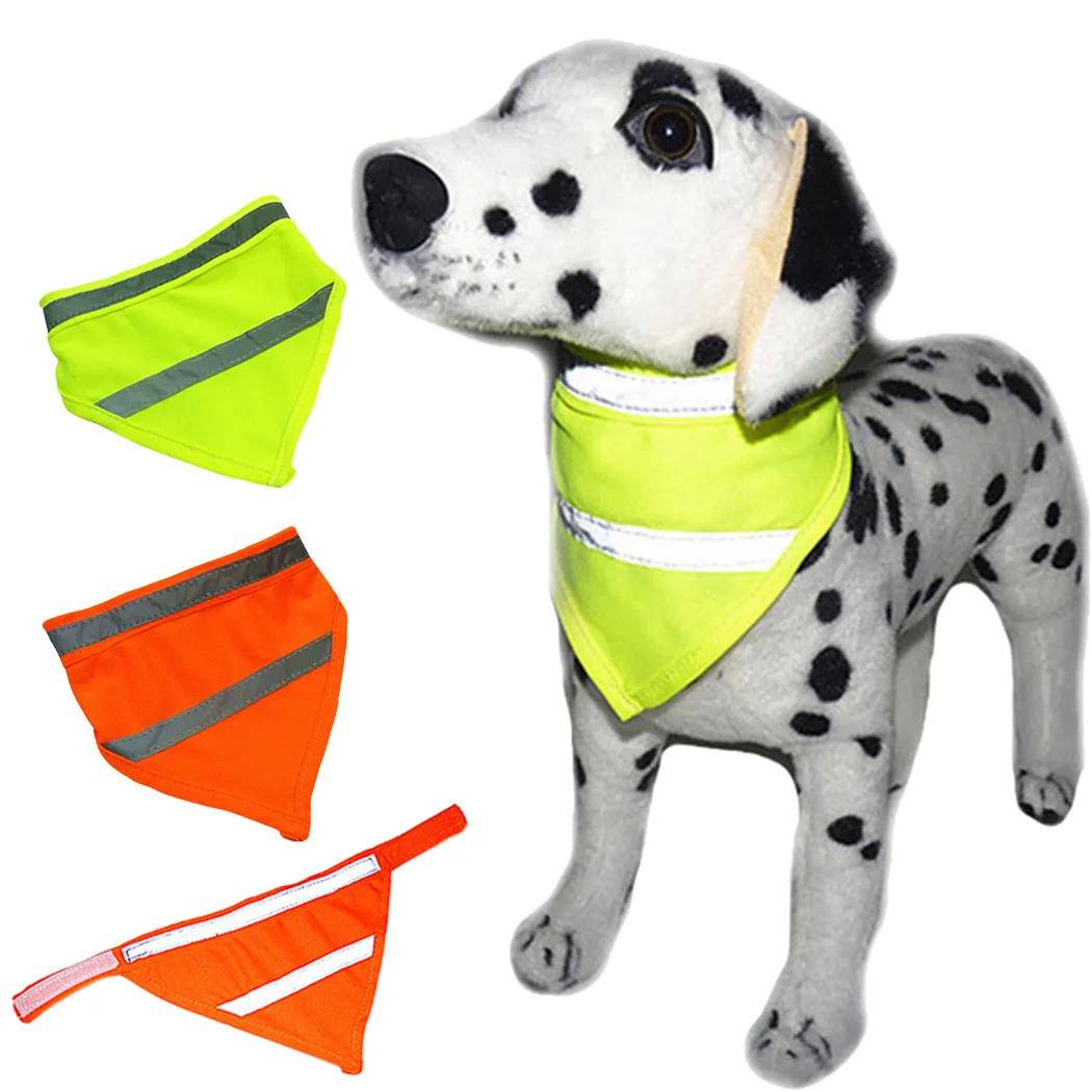 

Dog scarf Bandana Cotton Washable Cute Fashionable Dog Scarf Reflective Adjustable Bow Tie Cat Dog Accessories Beauty Products