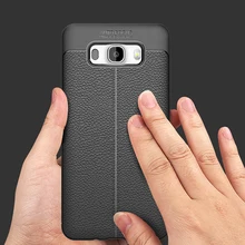 YueTuo Роскошный кожаный чехол с узором etui, capinha, чехол для samsung galaxy j7 j 7 j710 Силиконовая задняя крышка для телефона из ТПУ