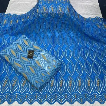 

2020 New arrival Stone african Bazin riche fabric with beads embroidery lace / bazin riche dress material Nigerian 2.5+2.5YARDS