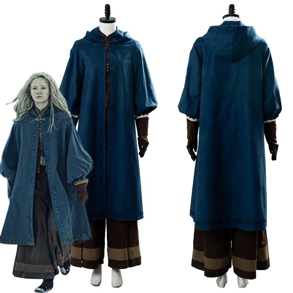 Принцесса Цири цирилла Фиона Элен Косплей Костюм Взрослые женщины девочки