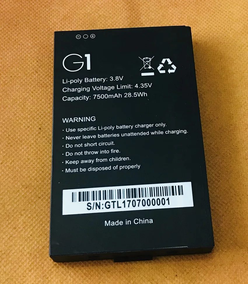 Используется Аккумулятор Batterij Bateria 7500mAh для Geotel G1 MTK6580A четырехъядерный