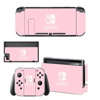 

Pure Pink Color Nintendo Switch Skin Sticker NintendoSwitch stickers skins for Nintend Switch Console and Joy-Con Controller