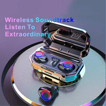 

Kowkaka M12 TWS Bluetooth Earphone 9D HiFi Sport Wireless Headset Waterproof Earbuds with Mic Charging Box for Xiaomi Huawei