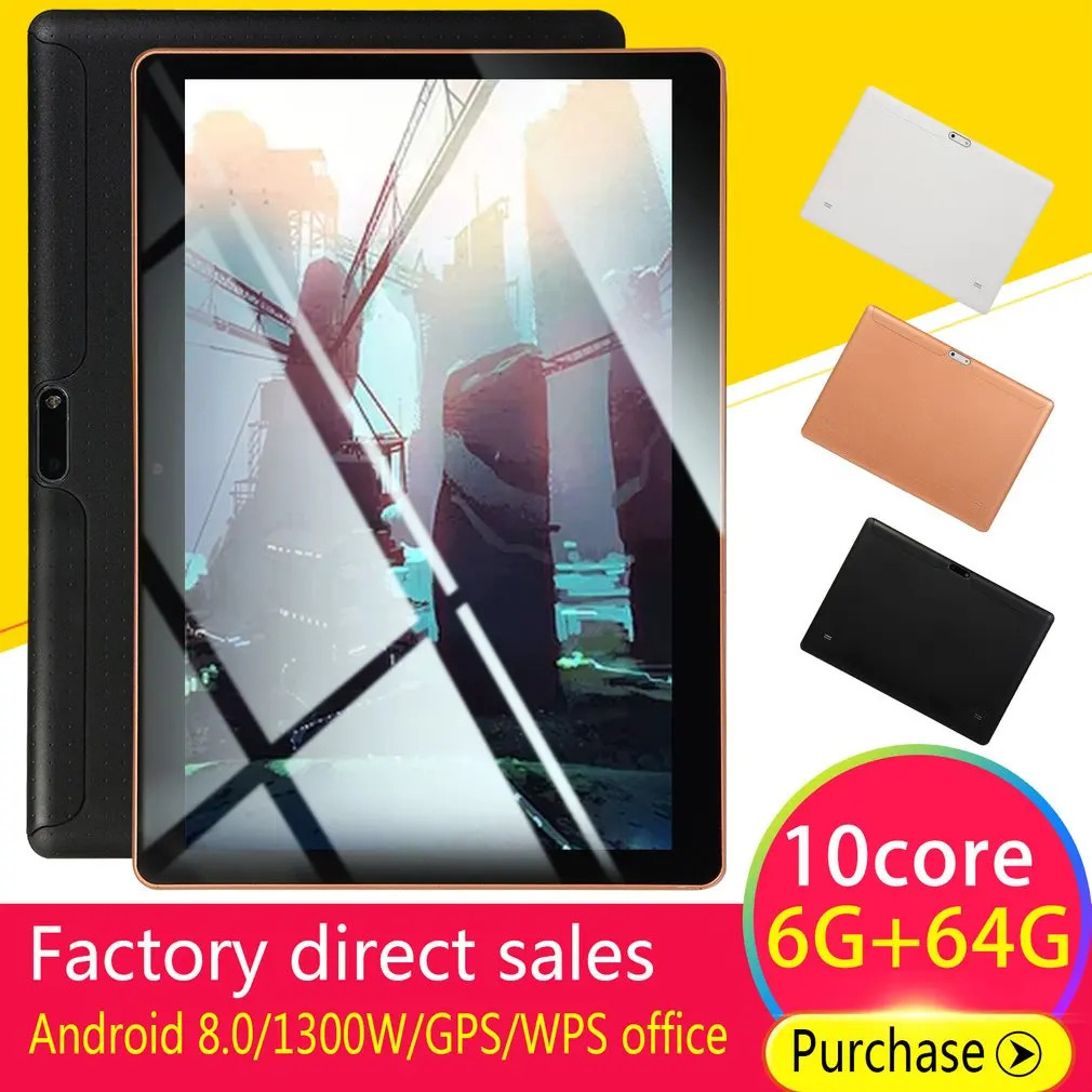 

10.1 Inch Tablet 3G Call Wifi Bluetooth Gps Android Game Tablet Plastic Actual 1+16G