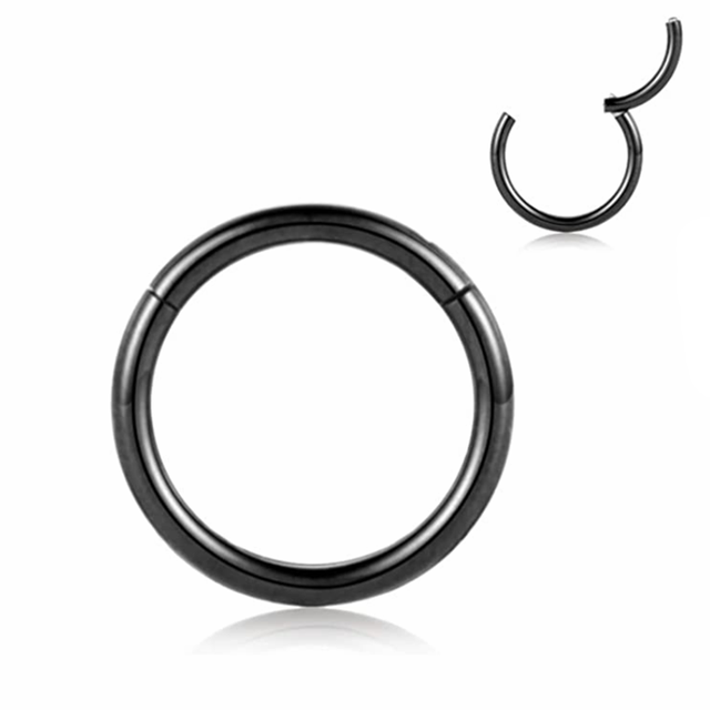 Septum Clicker Segment Nose Ring Lip Surgical Steel Ear Cartilage Nase Helix Body Piercing Jewelry Ring Nariz Nez Ring