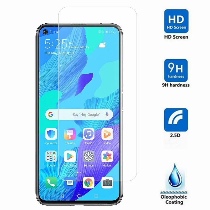 2 шт., закаленное стекло для huawei Nova 5 T, защита экрана Nova 5T 9H 2.5D, Защитное стекло для телефона huawei Nova 5 T, стекло