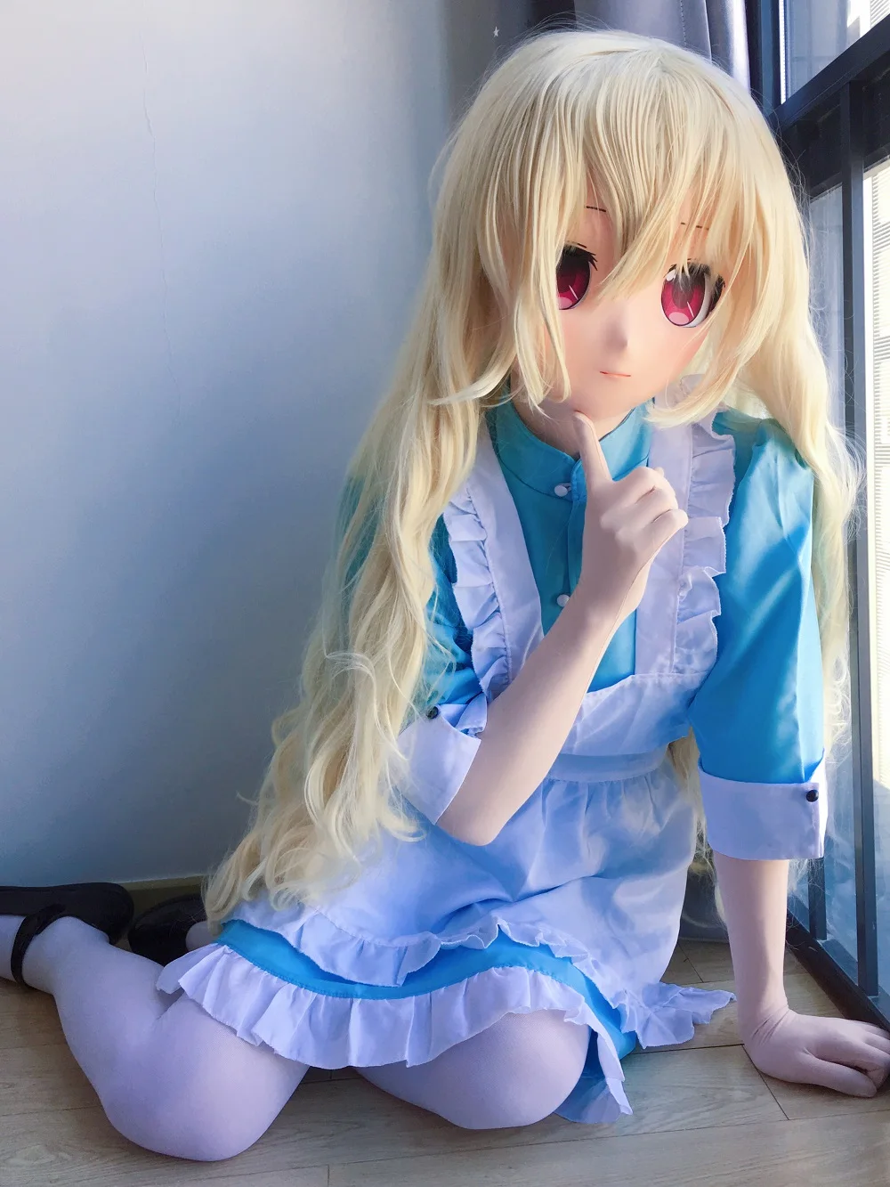 KGM 08) арбалет Девушка BJD кукольная маска Япония женится на аниме реалистичные силиконовые Kozakura Mari косплей Кигуруми маскарадные маски