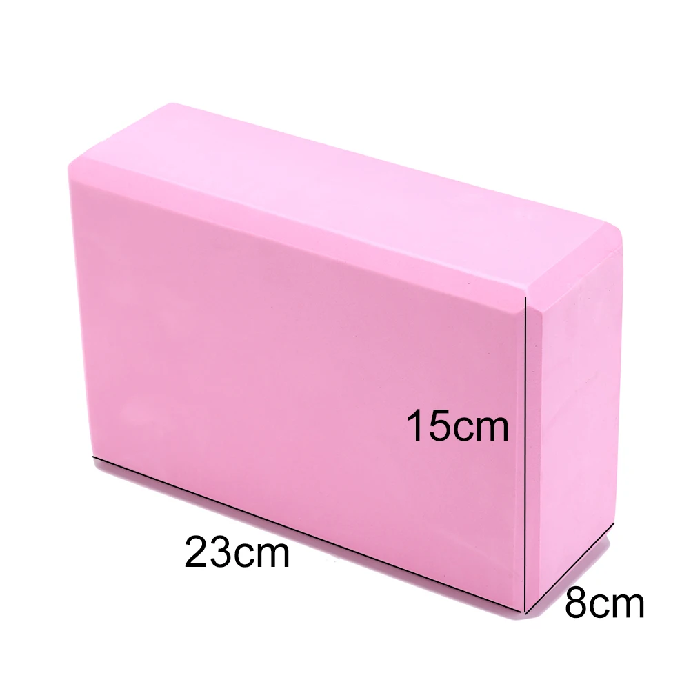 1x EVA Foam Yoga Block Brick Pilates Body Shaping Health Training Sports Exercise Gym Workout Stretching Aid 7 Colors | Спорт и
