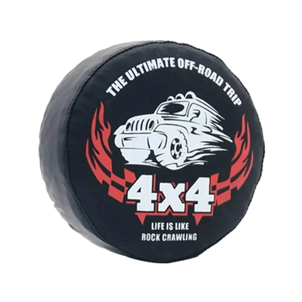 

100 To 114mm Spare Tire Covers Protector Toy RC Crawler Accessories Artificial Leather Durable Anti Mud Universal Decoration