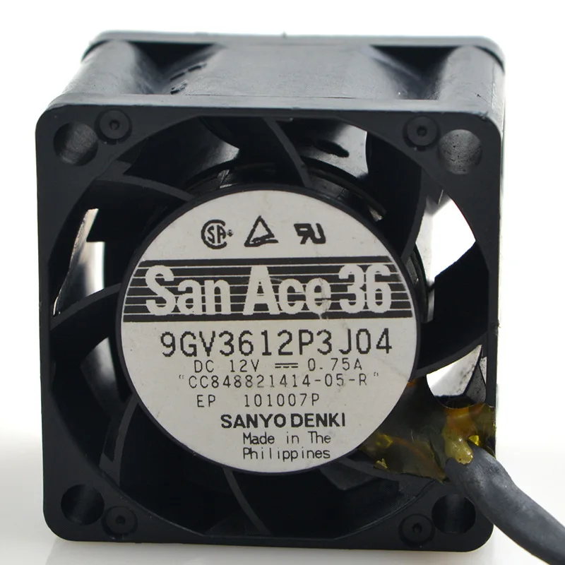 Для Sanyo 9G3612P3J04 12V 0.75A 38283,8 см рассеивания тепла вентилятор