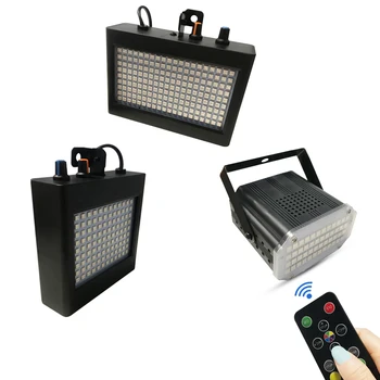 

RGB LED DJ Disco Sound Activated Stage Lighting Effect Party Holiday Club 48/108/180 leds Strobe Flash Light With Remote Control