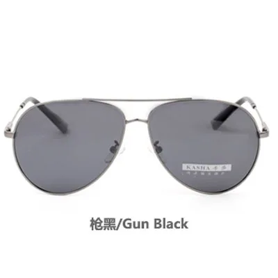 High Definition TR90 Polarized Sunglasses Driving Fishing Vintage Brand Design Shades for Women Men oculos masculino 2994 - Цвет линз: Gun Black