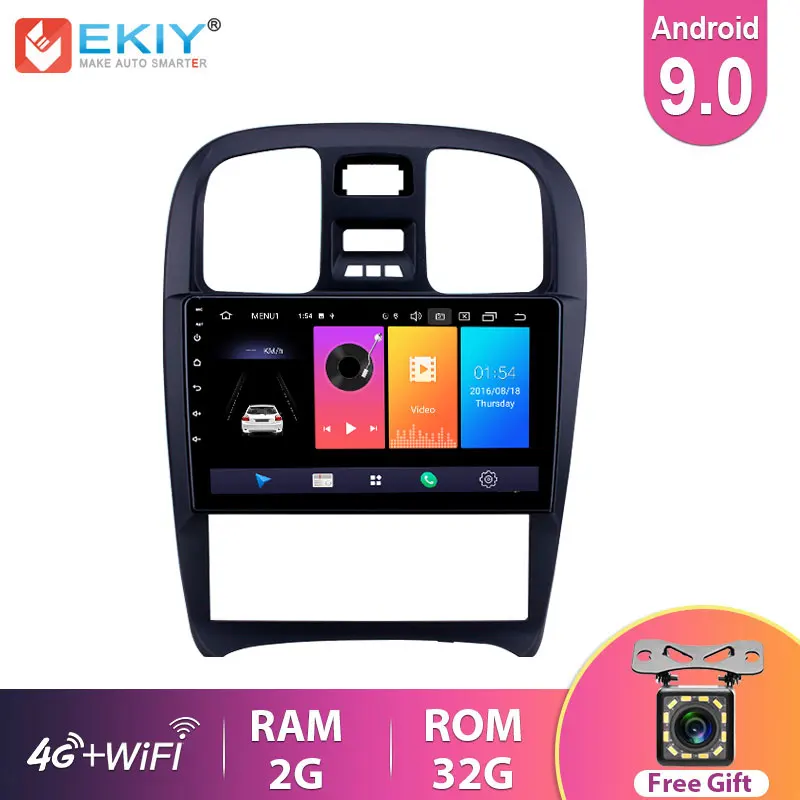 EKIY 9 'ɲ.5D IPS Android 0 автомобильный радиоприемник с навигацией GPS мультимедийный