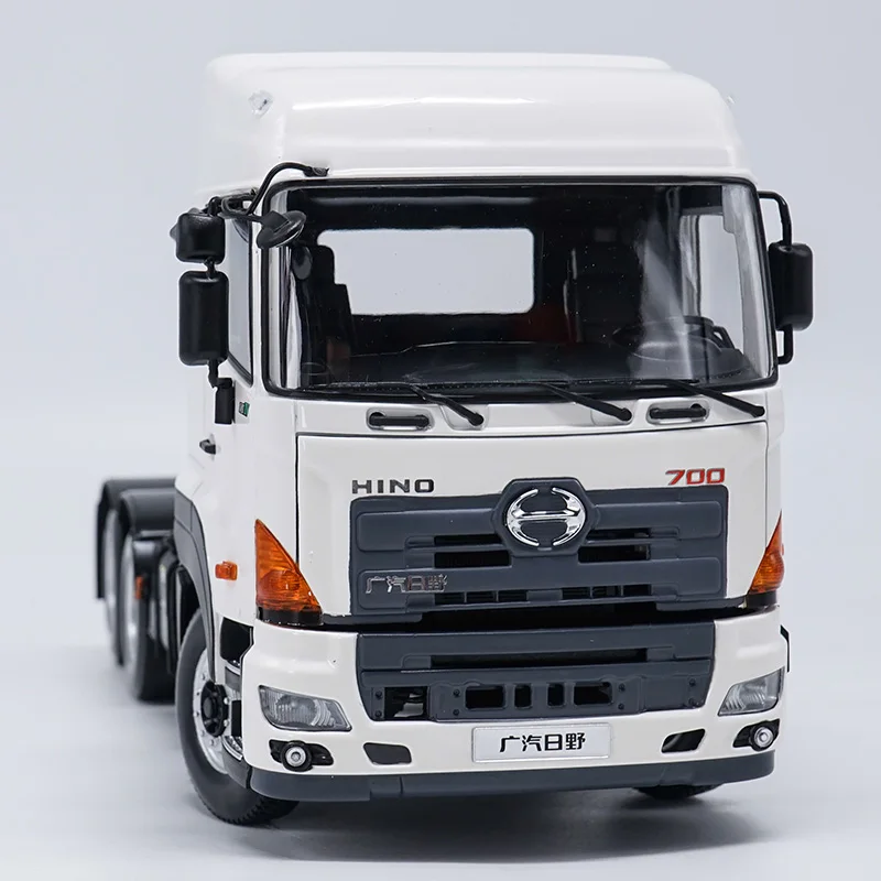 Grey 1:24 HINO 700 сверхмощный для трактора, прицепа, грузовика, литые модели для коллекционного подарка с быстрой доставкой - Цвет: Grey