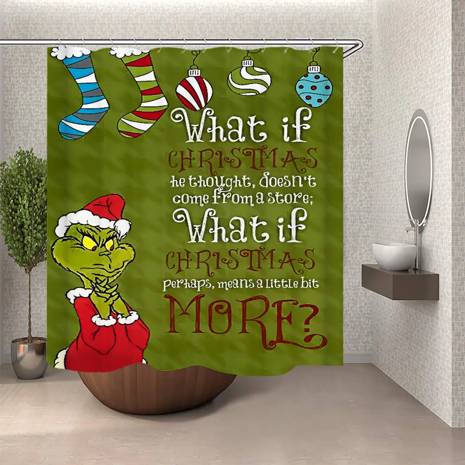 Рождественские цитаты, занавеска для душа водонепроницаемая ткань из полиэстера занавеска для ванной комнаты s