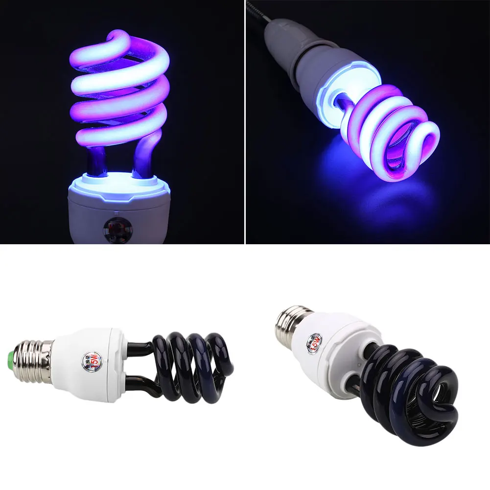 E27 15 Вт ультрафиолетовые люминесцентные винт для Blacklight лампа для стерилизации