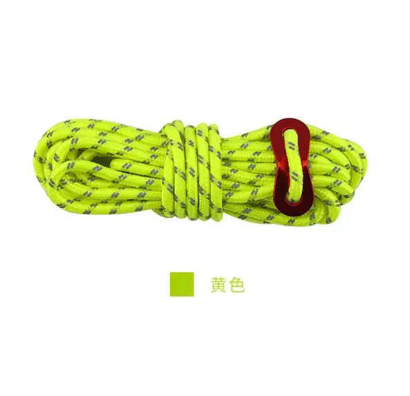Yellow 1 Аксессуары для палаток(4 комплекта/партия) светоотражающего тента ветряная веревка с алюминиевым сплавом 2 отверстия Пряжка регулировщик щупальца Wigwam пряжка - Цвет: Yellow 1