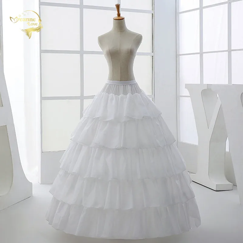 Ball Gown Bridal Wedding Petticoat 4 Hoop Crinoline Prom Underskirt